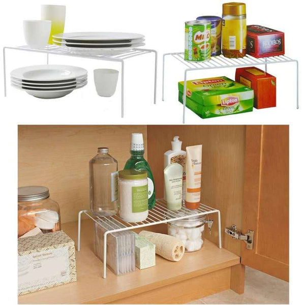 Kitchen Accessories Storage Inside Cabinet Desktop Rack Shelf Organizer
