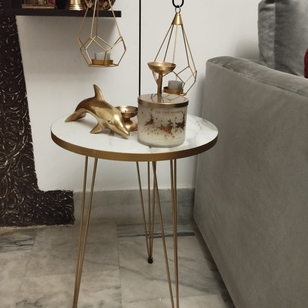 1 Pcs / Set of 3 Round Coffee Table HIGH Gloss Nesting End Tables - Round Wood Stacking Coffee Side Accent Tables with Metal Legs for Living Room, Home Office, Nightstands for Bedroom, 3 Piece Nesting Table set