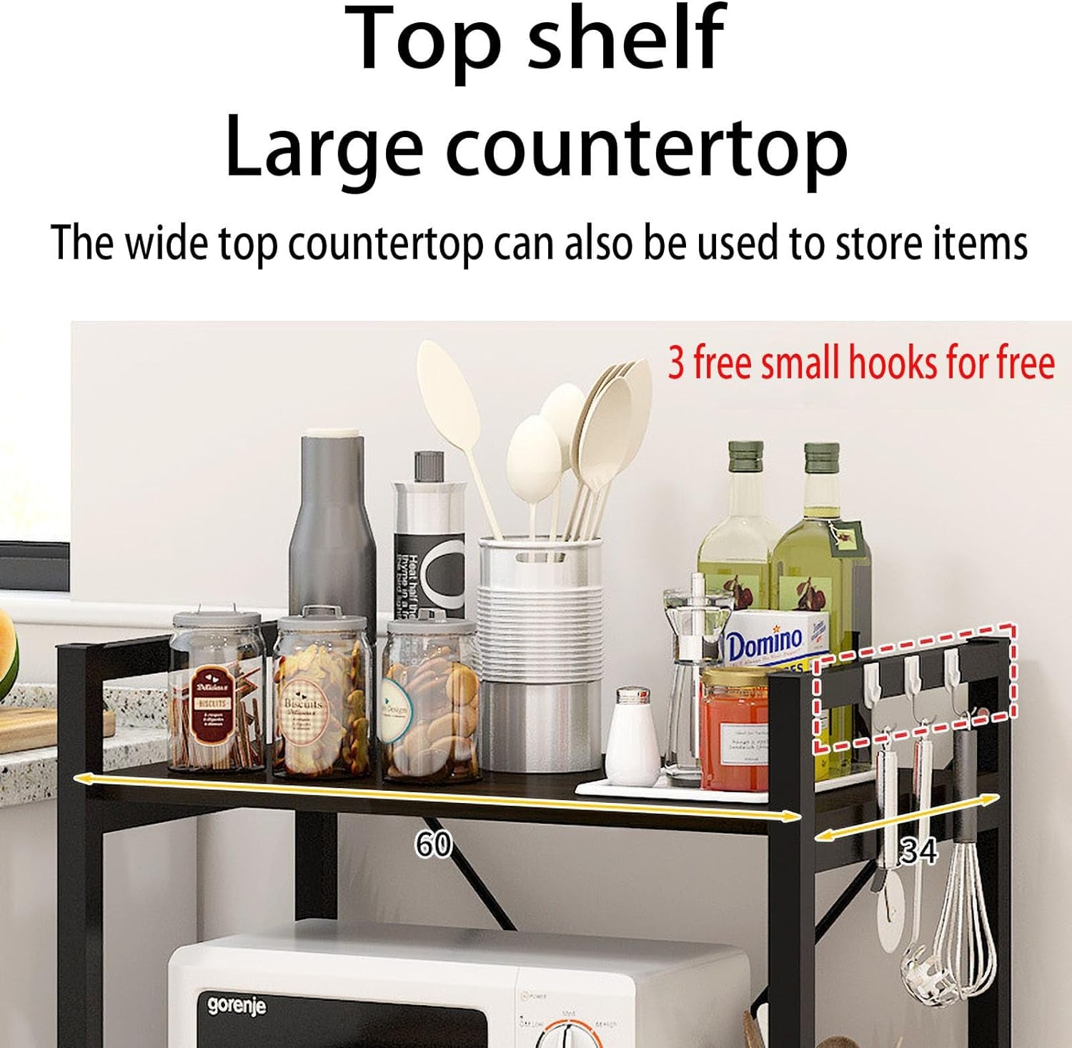 Kitchen Storage Rack | Microwave Stand | Multi Layer Organizer Rack
