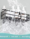 Bathroom Storage Hanging Shelf Wall Mounted With Hooks by Empire Collections